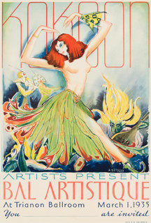 Kokoon Artists Present Bal Artistique, 1935. Creator: Leysens, Auguste (1888-1946).