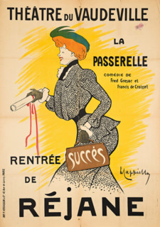 Réjane - Théâtre du Vaudeville, 1902. Creator: Cappiello, Leonetto (1875-1942).