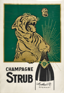 Champagne Strub Mathis & Cie, 1910s. Creator: Simay, René (active First half of the 20th century).