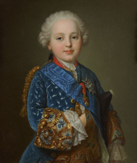 Portrait de Louis XVI (1754-1793) when Louis-Auguste, duc de Berry, c1760. Creator: Frédou de la Bretonniére, Jean-Martial (1710-1795).