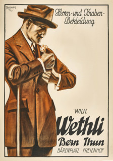 Wethli Men's and Boys' Clothing, Bern - Thun, c1927. Creator: Treichler (active 1920s).