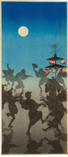 Obon Festival Dance (Bon odori), 1927-1930. Creator: Takahashi (Shotei), Hiroaki (1871-1945).