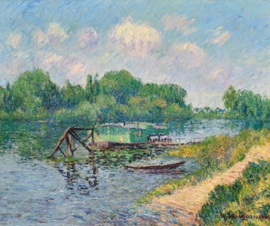 Lavoir sur la Seine à Herblay, 1906. Creator: Loiseau, Gustave (1865-1935).
