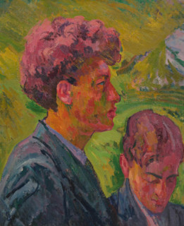 Alberto and Diego, 1919. Creator: Giacometti, Giovanni (1868-1933).