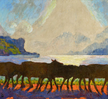 Summer morning in Maloggia, 1927. Creator: Giacometti, Giovanni (1868-1933).