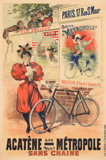 Bicyclette Acatène Métropole Sans Chaine, 1895. Creator: Baylac, Lucien (1851-1913).