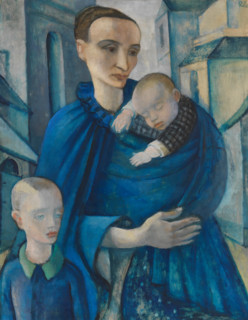Blue Woman, before 1919. Creator: Rée, Anita (1885-1933).