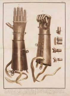 The iron hand of the brave German knight Götz von Berlichingen, 1815. Creator: Mechel, Christian von (1737-1817).