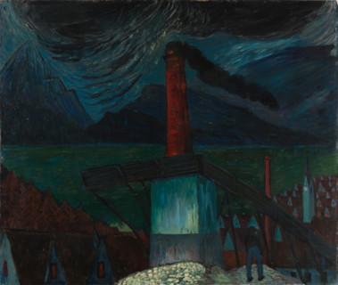 Iron Foundry in Oberstdorf, 1912. Creator: Werefkin, Marianne, von (1860-1938).