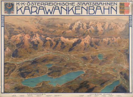 Imperial Royal Austrian State Railways: Karawanken Railway, c1910. Creator: Jahn, Gustav (1879-1919).