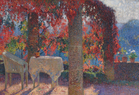 La Pergola de la cuisine à Marquayrol, un matin d'automne, c1920. Creator: Martin, Henri (1860-1943).