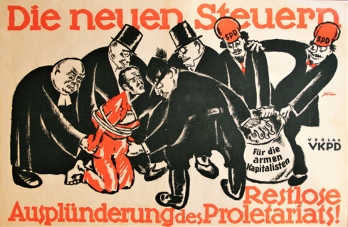 The new taxes, 1924. Creator: Stiller, Alfred (1879-1954).