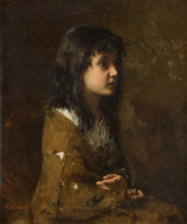 Girl (Turgenev Type). Creator: Harlamov (Harlamoff), Alexei Alexeyevich (1840-1922).