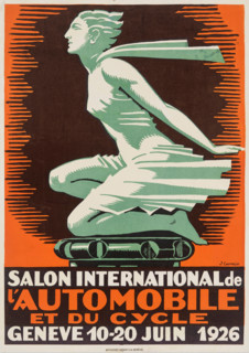 Salon International de l'Automobile et du Cycle, 1926. Creator: Courvoisier, Jules (1884-1936).