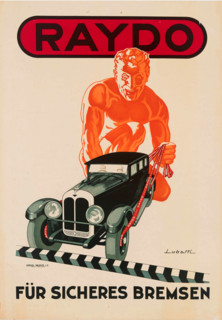 Raydo - for safe braking, c1928-1930. Creator: Lubatti, Domenico (Nico) (1904-1943).