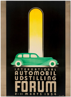 International Automobil Udstilling Forum, 1934. Creator: Henriksen, Sven (1890-1935).