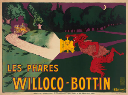 Headlights Willocq-Bottin, c1900. Creator: Larramet, Hilaire (1863-1934).