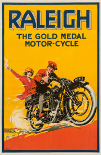Raleigh. The Gold Medal Motor-Cycle, c1925. Creator: Lefeaux, S. W. (active 1920s).