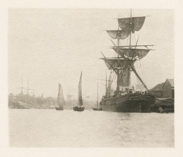 Return of the Shrimpers, 1887. Creators: Peter Henry Emerson, Walter L. Colls.