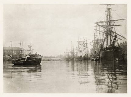 The Peaceful Harbour, 1887. Creators: Peter Henry Emerson, Walter L. Colls.