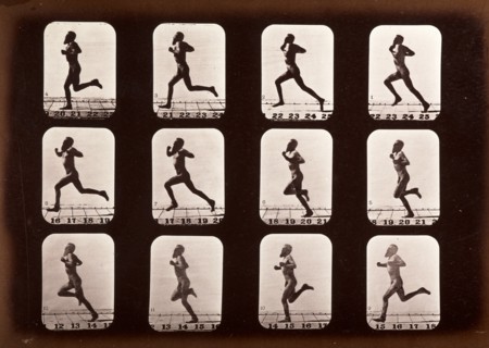 Athlete, running, 1881. Creator: Eadweard J Muybridge.