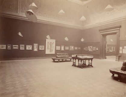 The Water Colour Room, 'Exhibition of Works by the Late Sir Lawrence Alma-Tadema RA, OM.', 1913. Creator: Henry Dixon & Son.