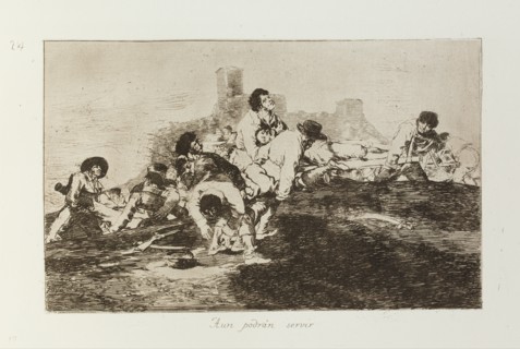 Aun podrán servir.; Los Desastres de la Guerra, Madrid 1863. Creator: Francisco Goya.