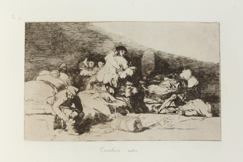 Tambien estos.; Los Desastres de la Guerra, Madrid 1863. Creator: Francisco Goya.
