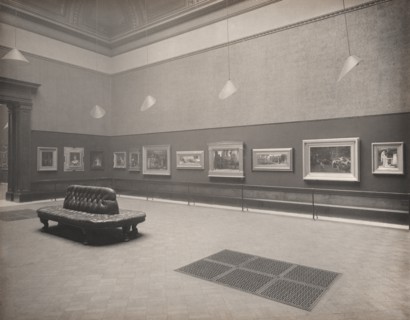 Photograph of Gallery I during the 'Exhibition of Works by the Late Sir Lawrence Alma-Tadem...1913. Creator: Henry Dixon & Son.