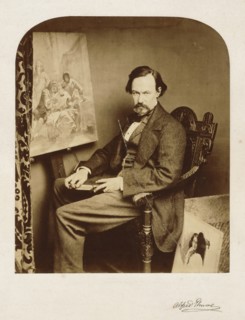 Alfred Elmore, RA, c1857. Creator: William Henry Lake Price.