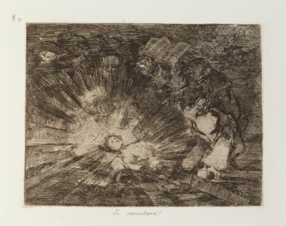 Se resucitará?; Los Desastres de la Guerra, Madrid 1863. Creator: Francisco Goya.