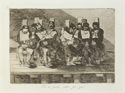 No se puede saber por qué.; Los Desastres de la Guerra, Madrid 1863. Creator: Francisco Goya.