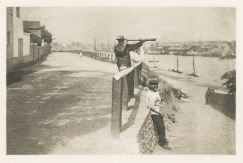 On the Look-Out, 1887. Creators: Peter Henry Emerson, Alfred Dawson.