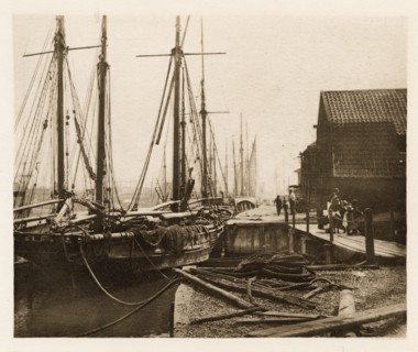 The Quays at Dinner-time, 1887. Creators: Peter Henry Emerson, Walter L. Colls.