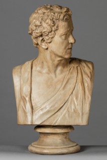 Cast of a bust of Sir Joshua Reynolds, P.R.A., c1778. Creator: Unknown.