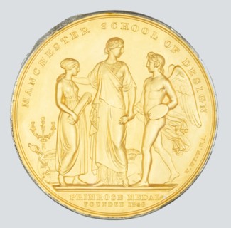 Manchester School of Design, Primrose Medal, 19th century. Creator: William Wyon.