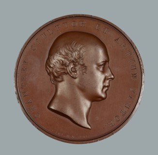Sir Francis Chantrey, Art Union of London medal, 1843. Creator: William Wyon.