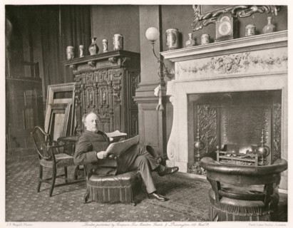 Sir John Everett Millais, Bt., P.R.A., c1884. Creator: Joseph Parkin Mayall.