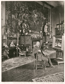 John Pettie, R.A., c1884. Creator: Joseph Parkin Mayall.