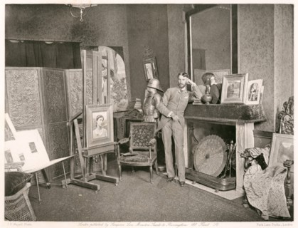 Sir Frank Dicksee, P.R.A., c1884. Creator: Joseph Parkin Mayall.