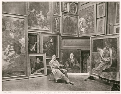 George Frederic Watts, R.A., c1884. Creator: Joseph Parkin Mayall.