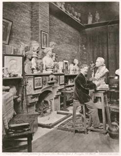 Sir Hamo Thornycroft, R.A., c1884. Creator: Joseph Parkin Mayall.