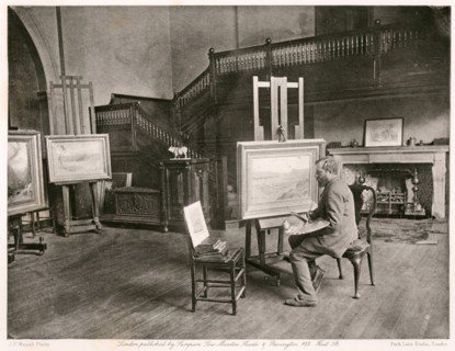John MacWhirter, R.A., c1884. Creator: Joseph Parkin Mayall.