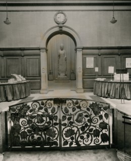The Amitabha Buddha in the Central Hall: view from the Vestibule...Chinese Art, 1935-36), 1935. Creator: Unknown.