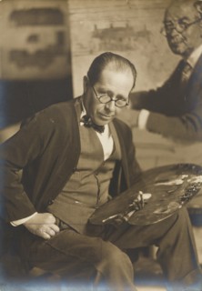 Portrait Photograph of Sir William Orpen, c1934. Creator: Unknown.