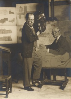Portrait Photograph of Sir William Orpen, c1934. Creator: Unknown.
