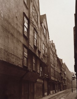 Old Houses in Wych Street, c1876. Creator: Alfred & John Bool.