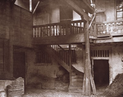 One of the Staircases, The Oxford Arms, Warwick Lane, 1875, c1875. Creator: Alfred & John Bool.