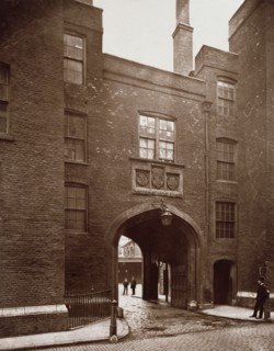 Lincoln's Inn Gateway, c1876. Creator: Alfred & John Bool.