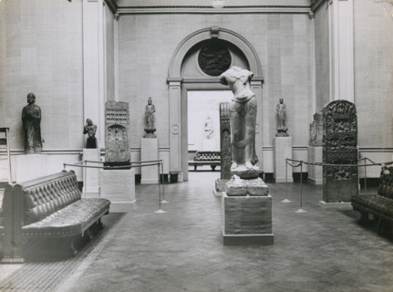 Gallery views of the 'International Exhibition of Chinese Art' held at the Royal Academy of...1935. Creator: Planet News Ltd.